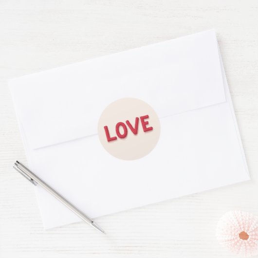 Liefde sticker (Envelop)