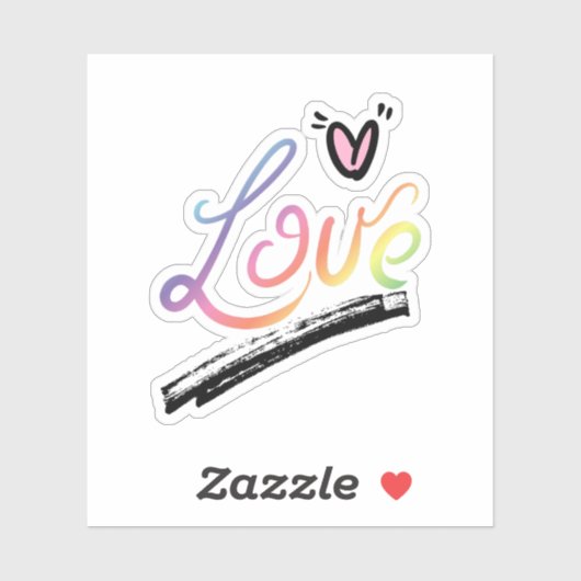 Liefde Sticker (Vel)