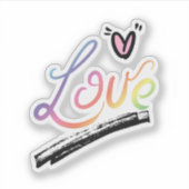 Liefde Sticker (Voorkant)