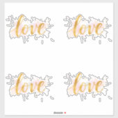 Liefde Sticker (Vel)