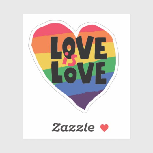 Liefde Sticker (Vel)