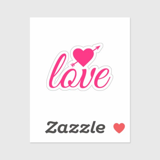 Liefde Sticker (Vel)