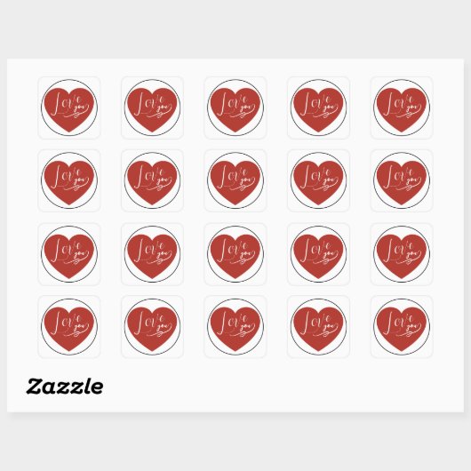 Liefde Sticker (Vel)