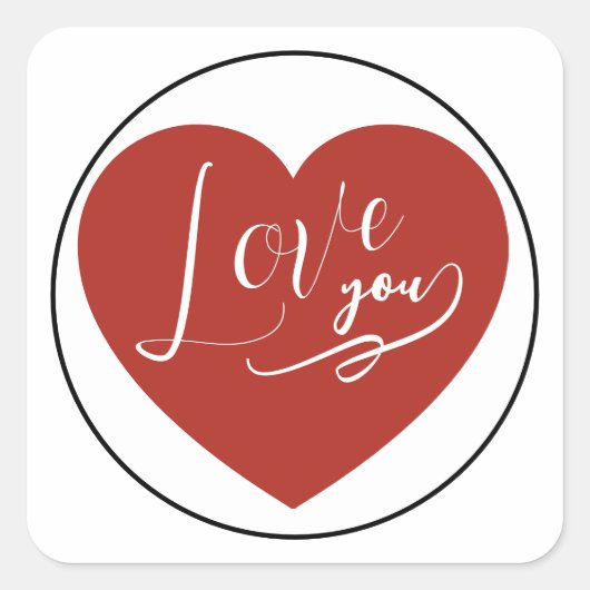 Liefde Sticker (Voorkant)