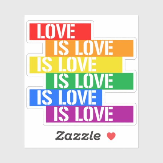 Liefde Sticker (Vel)