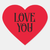 Liefde Sticker (Voorkant)