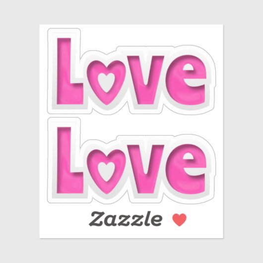 Liefde Sticker (Vel)