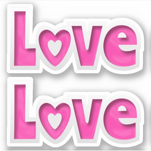 Liefde Sticker (Voorkant)