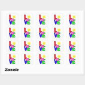 Liefde sticker vellen (Vel)