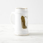 Liefde Stiletto Shoe en Hearts Bierpul (Voorkant links)