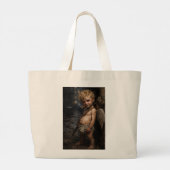 Liefde Stinkt Grote Tote Bag (Achterkant)