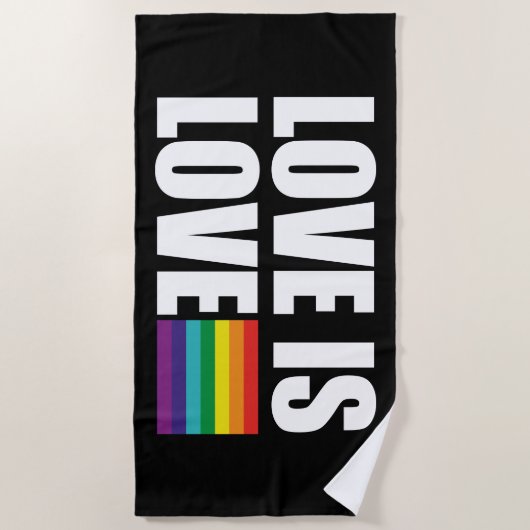 Liefde Strandlaken (Voorkant)