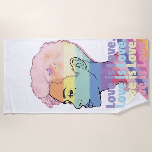 Liefde Strandlaken (Voorkant)