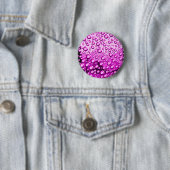 Liefde stromen, Purle_ Ronde Button 5,7 Cm (In situ)