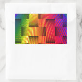 Liefde stromen_ rechthoekige sticker (Tas)