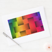 Liefde stromen_ rechthoekige sticker (Envelop)