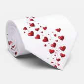 Liefde Stropdas, Harten, Trouwen, Groomsmen, Valen Stropdas (Opgerold)