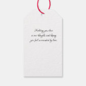Liefde Sturen Cadeaulabel (Achterkant)