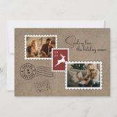 Liefde Sturen Naar Foto Feestdagenkaart (Voorkant)