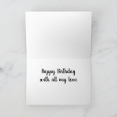 "LIEFDE" STUREN NAAR MIJN TANTE OP HAAR VERJAARDAG KAART (Binnen)