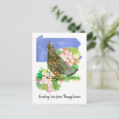 Liefde sturen Pennsylvania Grouse Mountain Laurel  Briefkaart (Staand voorkant)