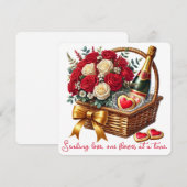 Liefde sturen - Valentijnsdag Kaart (Voorkant / Achterkant)