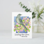 Liefde sturen vanuit Arkansas Natural State Briefkaart (Staand voorkant)