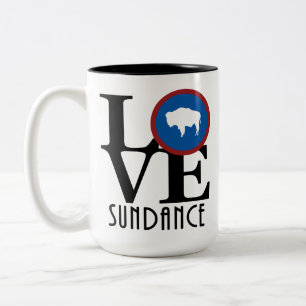 LIEFDE Sundance Wyoming 15oz Tweekleurige Koffiemok