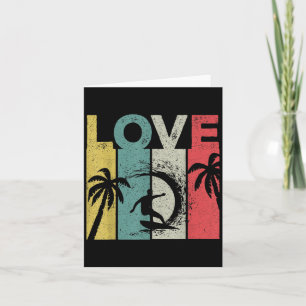 Liefde Surfen  Quote Graphic Surfer Gezegden Kaart
