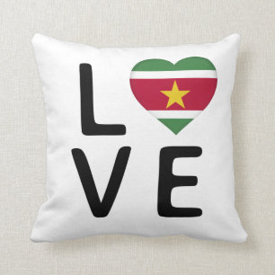Liefde - Surinaamvlag Kussen