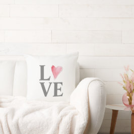 LIEFDE Sweet Heart Roze Valentijn Verloving Bridal Kussen