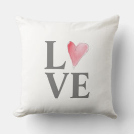 LIEFDE Sweet Heart Roze Valentijn Verloving Bridal Kussen