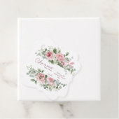 Liefde Sweet Neem een traktatie pioenrozen bruilof Bedankjes Labels (In situ)