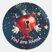 Liefde symbool sticker (Voorkant)