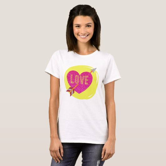 liefde t-shirt (Voorkant volledig)
