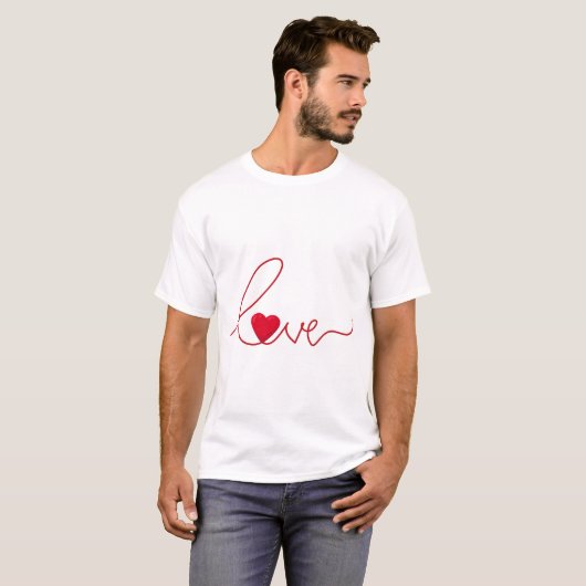 Liefde T-shirt (Voorkant volledig)