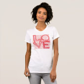 Liefde! T-shirt voor dames (Voorkant volledig)
