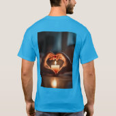 Liefde t shirten stijl ontwerp t-shirt (Achterkant)