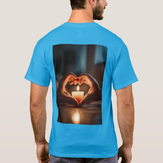 Liefde t shirten stijl ontwerp t-shirt (Achterkant)