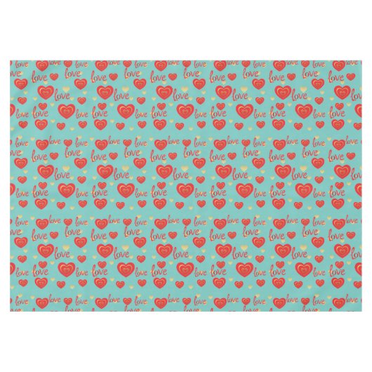 liefde tafelkleed (Voorkant (Horizontaal))