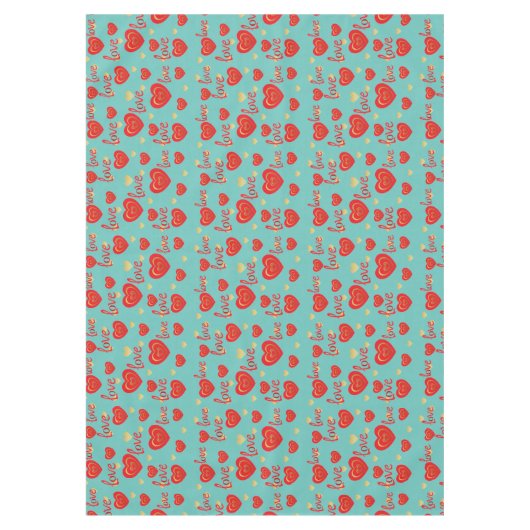 liefde tafelkleed (Voorkant)