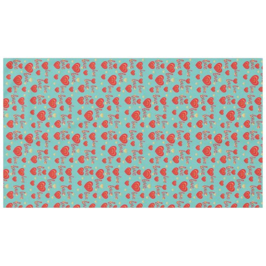 liefde tafelkleed (Voorkant (Horizontaal))