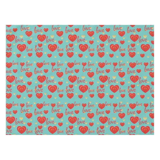 liefde tafelkleed (Voorkant (Horizontaal))