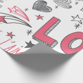 Liefde Talen Cadeaupapier (Hoek)