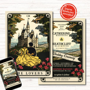  liefde   Tarot bruiloft uitnodiging