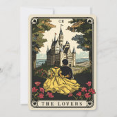  liefde | Tarot bruiloft uitnodiging (Achterkant)