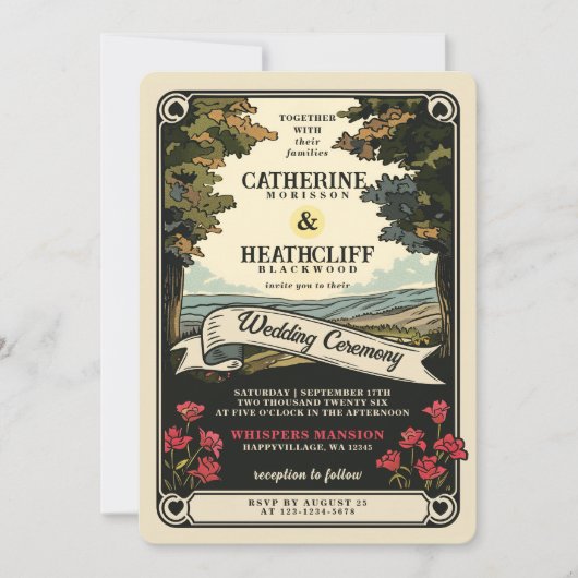  liefde | Tarot bruiloft uitnodiging (Voorkant)