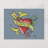 Liefde Tattoo - Briefkaart (Voorkant)