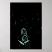 Liefde te midden van de sterren: de omhelzing van  poster (Voorkant)