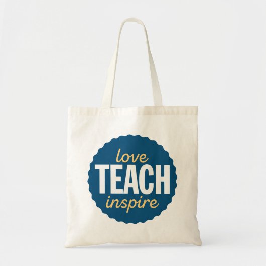 Liefde Teach Inspire. Tote Bag (Voorkant)